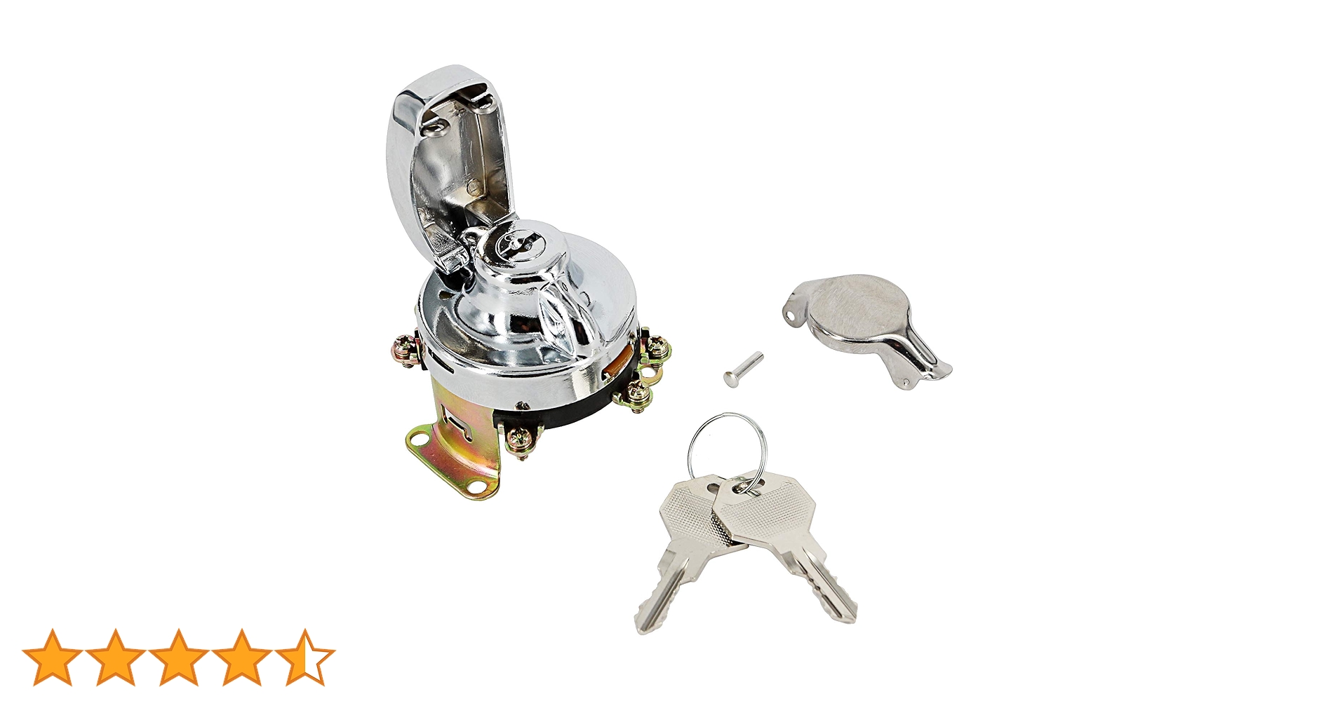 スエーデン　電鍵 Amazon.com: Chrome Ignition Switch with Cover & 2 Round